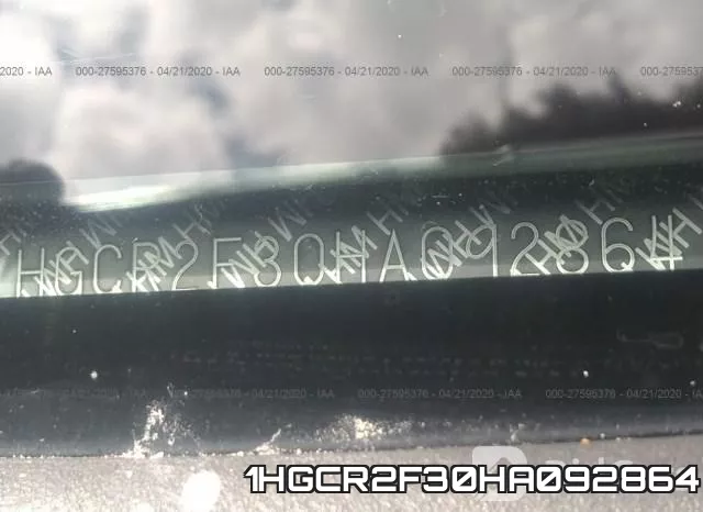 1HGCR2F30HA092864 фото 10