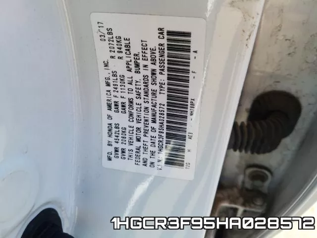 1HGCR3F95HA028572 фото 2