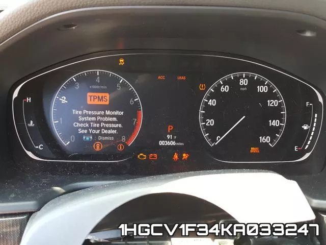 1HGCV1F34KA033247 фото 9