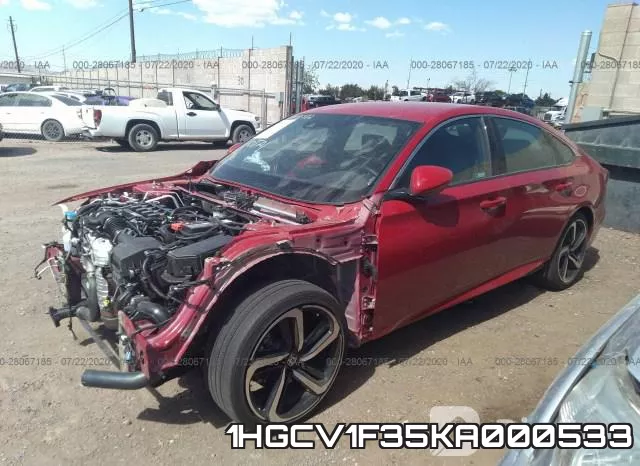 1HGCV1F35KA000533 фото 3