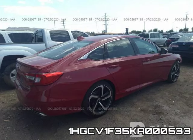 1HGCV1F35KA000533 фото 5