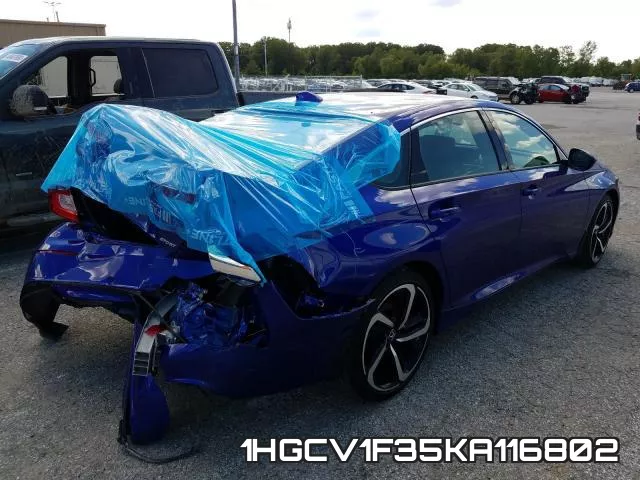 1HGCV1F35KA116802 фото 5