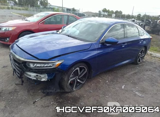 1HGCV2F30KA009064 фото 3