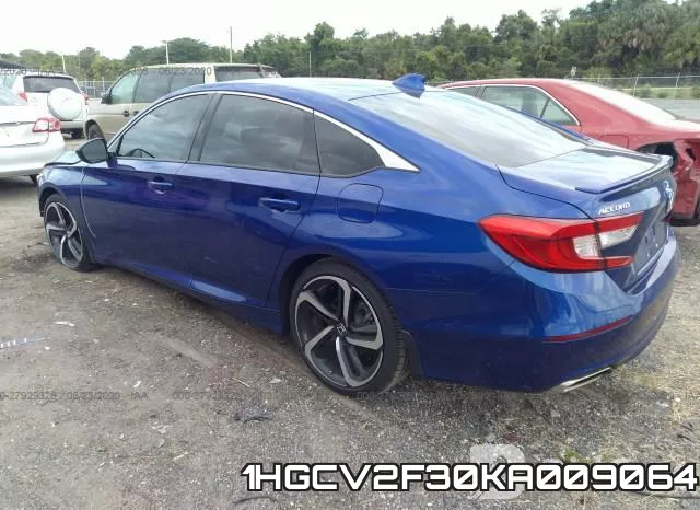 1HGCV2F30KA009064 фото 4