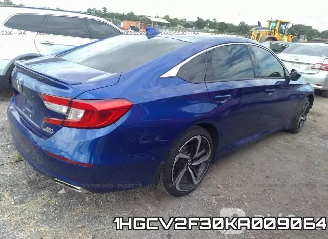 1HGCV2F30KA009064 фото 5
