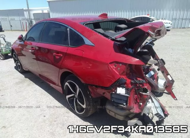 1HGCV2F34KA013585 фото 4