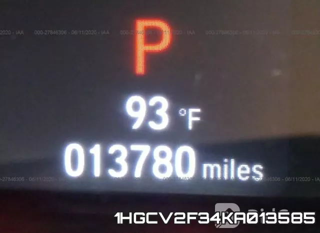 1HGCV2F34KA013585 фото 8