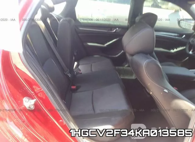 1HGCV2F34KA013585 фото 9