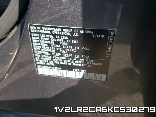 1V2LR2CA6KC530279 фото 2