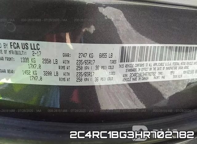 2C4RC1BG3HR702782 фото 10