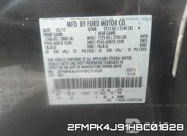 2FMPK4J91HBC01828 фото 10