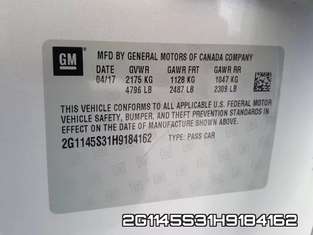 2G1145S31H9184162 фото 2