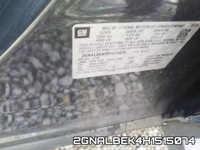 2GNALBEK4H1515074 фото 2