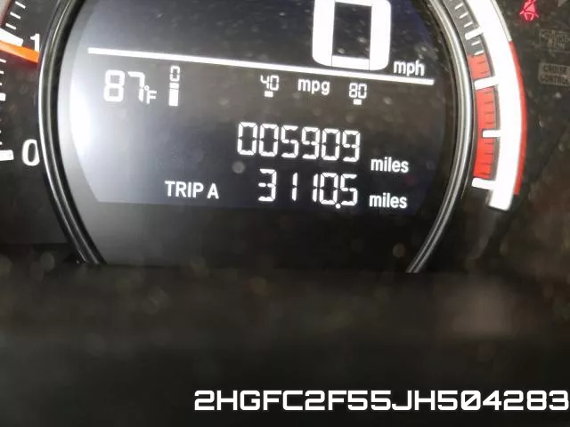 2HGFC2F55JH504283 фото 9