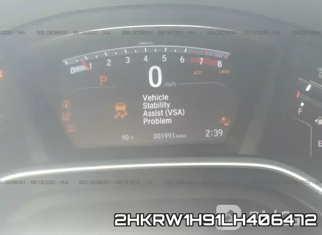 2HKRW1H91LH406472 фото 8