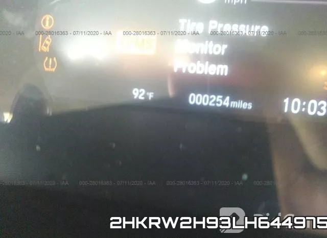 2HKRW2H93LH644975 фото 8
