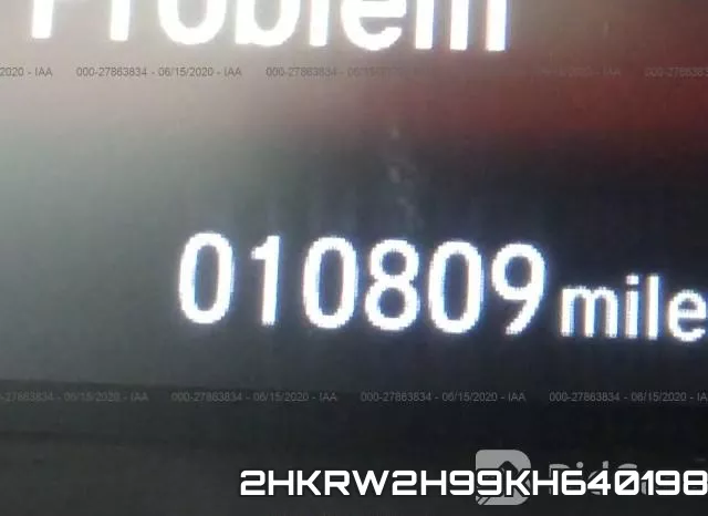2HKRW2H99KH640198 фото 8