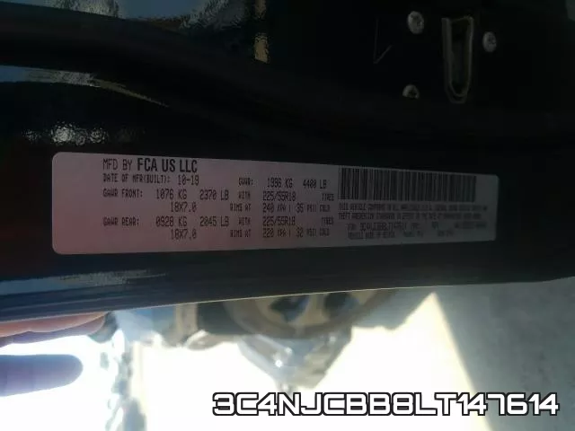 3C4NJCBB8LT147614 фото 2