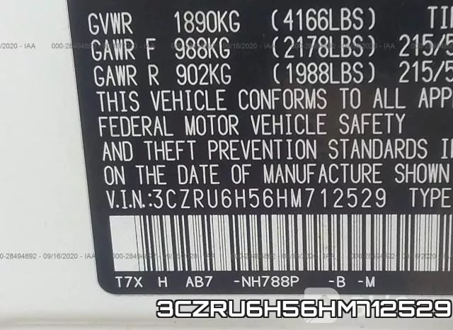 3CZRU6H56HM712529 фото 10