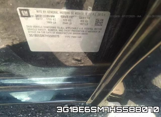 3G1BE6SM7HS588070 фото 10