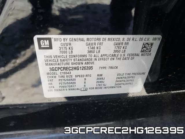 3GCPCREC2HG126395 фото 2
