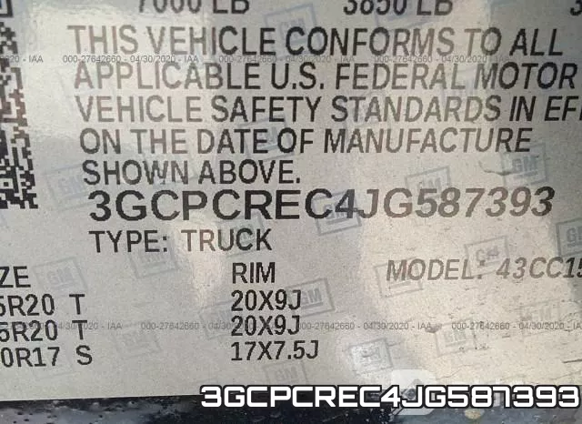 3GCPCREC4JG587393 фото 10