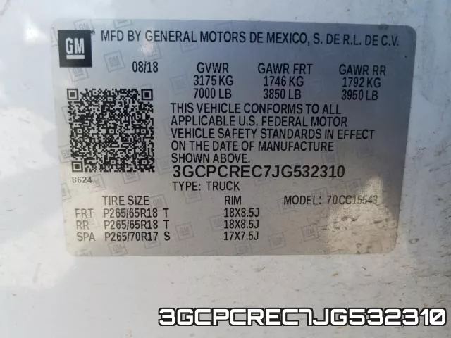 3GCPCREC7JG532310 фото 2