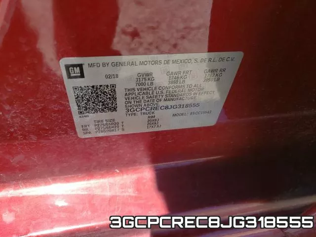 3GCPCREC8JG318555 фото 2