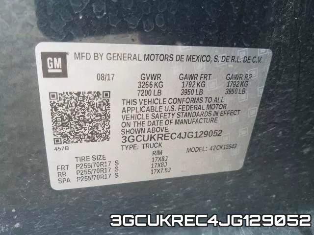 3GCUKREC4JG129052 фото 2