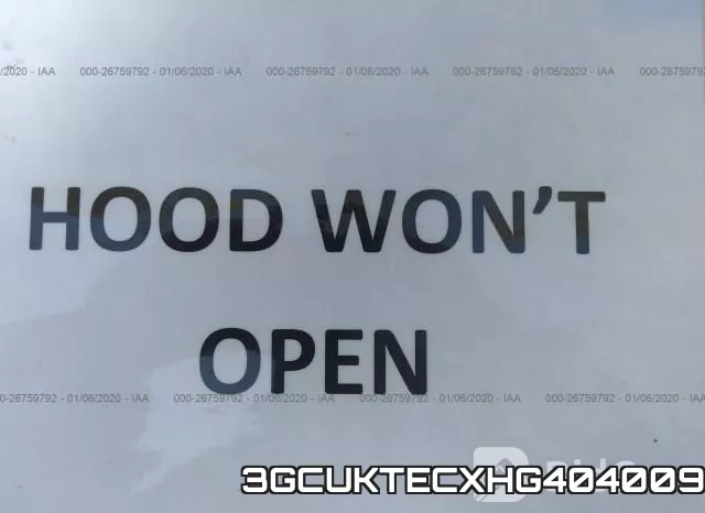 3GCUKTECXHG404009 фото 2
