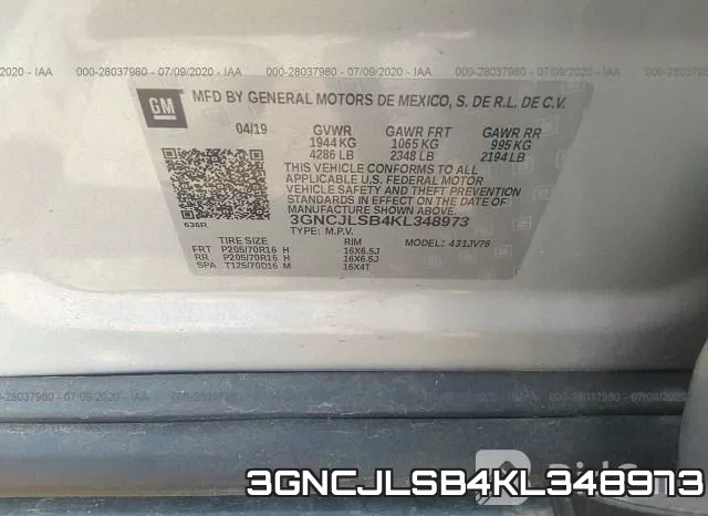 3GNCJLSB4KL348973 фото 10