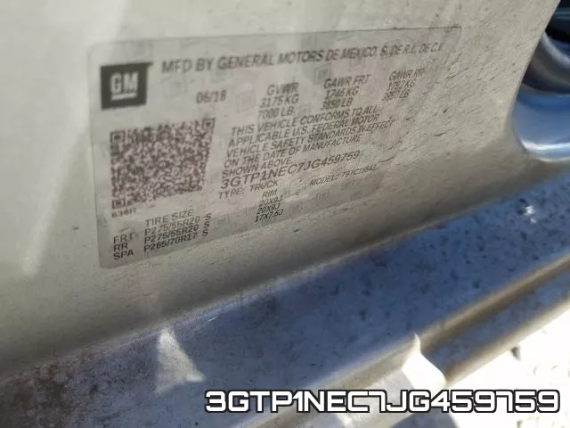 3GTP1NEC7JG459759 фото 2