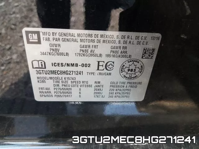 3GTU2MEC8HG271241 фото 2