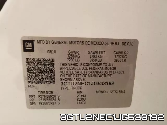 3GTU2NEC1JG533192 фото 2