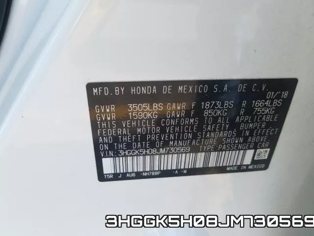 3HGGK5H08JM730569 фото 2