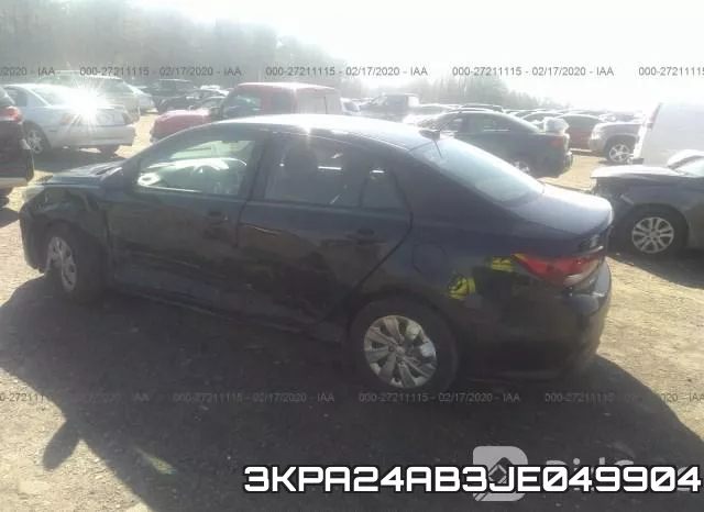 3KPA24AB3JE049904 фото 4