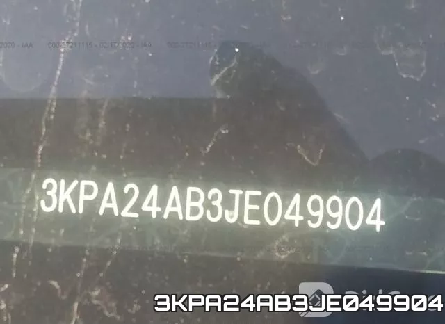 3KPA24AB3JE049904 фото 10