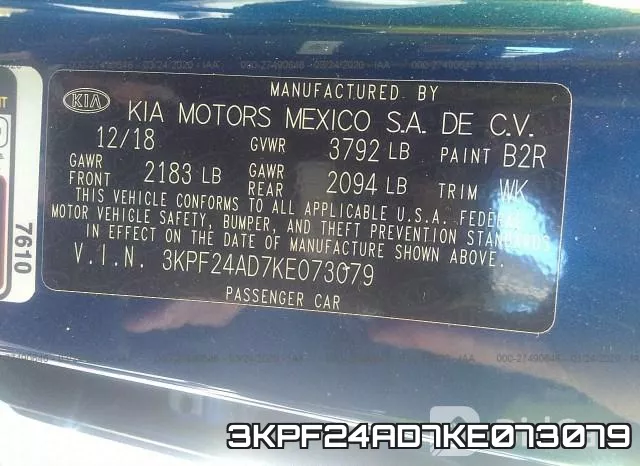 3KPF24AD7KE073079 фото 10