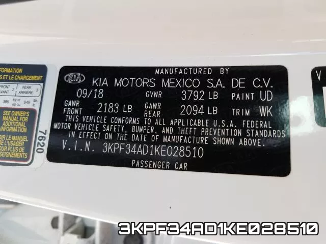 3KPF34AD1KE028510 фото 2