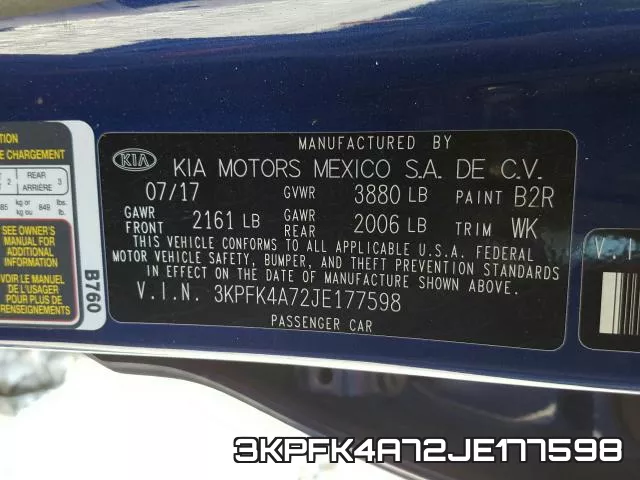 3KPFK4A72JE177598 фото 2
