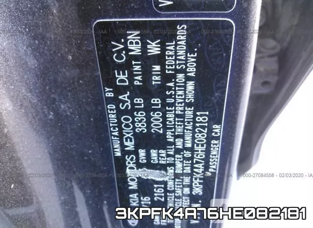 3KPFK4A76HE082181 фото 10