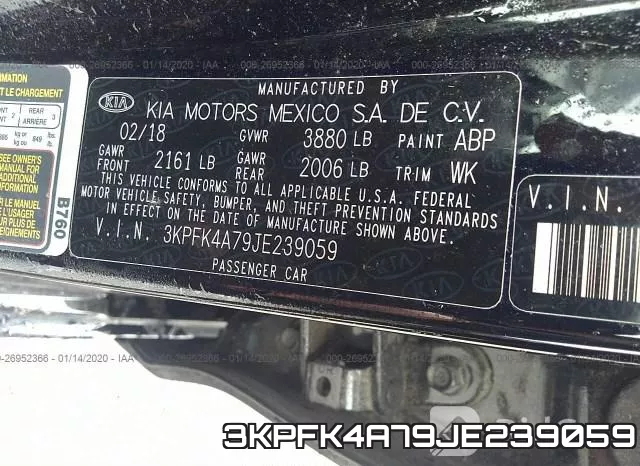 3KPFK4A79JE239059 фото 10