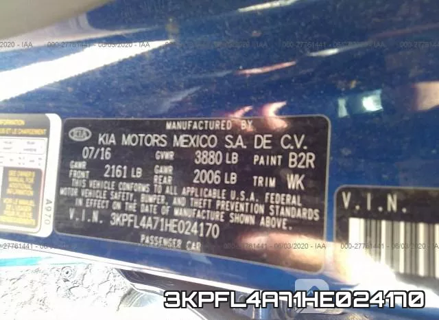 3KPFL4A71HE024170 фото 10