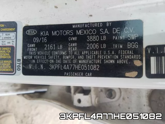 3KPFL4A77HE051082 фото 2