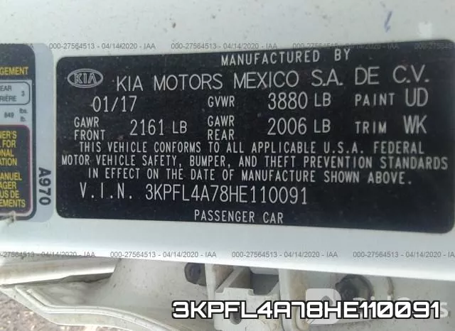 3KPFL4A78HE110091 фото 10
