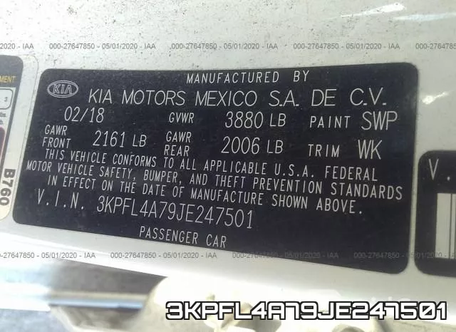3KPFL4A79JE247501 фото 10