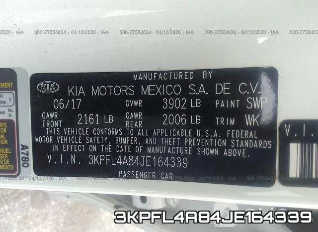 3KPFL4A84JE164339 фото 10