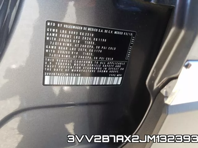 3VV2B7AX2JM132393 фото 2