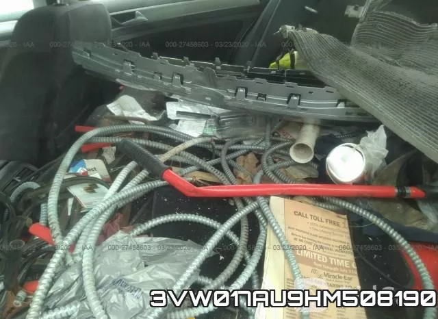 3VW017AU9HM508190 фото 9