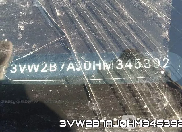 3VW2B7AJ0HM345392 фото 10